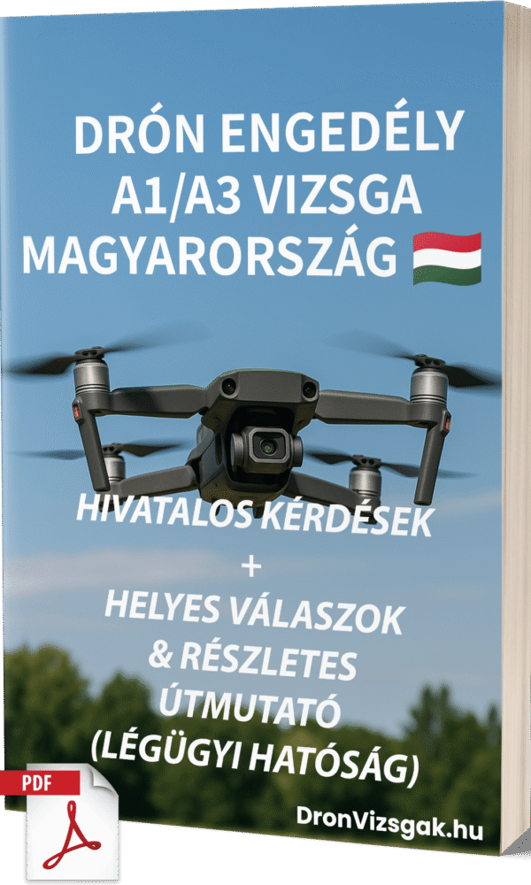 Drón Engedély A1/A3 Vizsga Magyarország – Hivatalos kérdések és válaszok, részletes útmutatóval (Légügyi Hatóság) - Kép 1