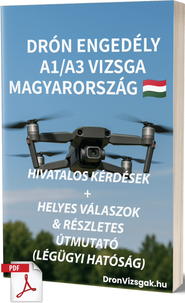 Drón Engedély A1/A3 Vizsga Magyarország – Hivatalos kérdések és válaszok, részletes útmutatóval (Légügyi Hatóság)