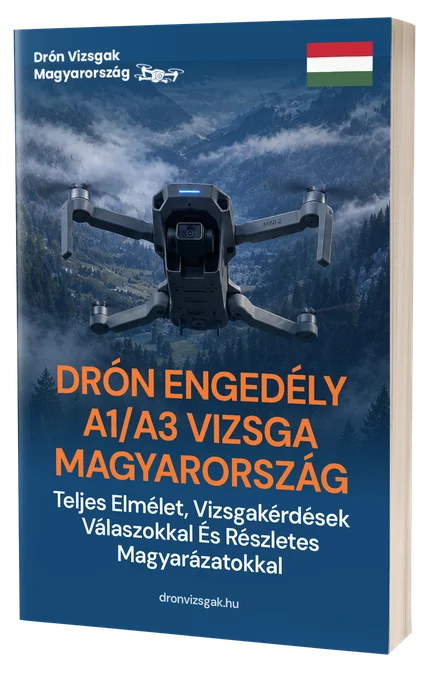 Magyarországi A1/A3 Drónvizsga – Teljes elmélet, 500+ vizsgastílusú kérdés és válasz részletes magyarázatokkal