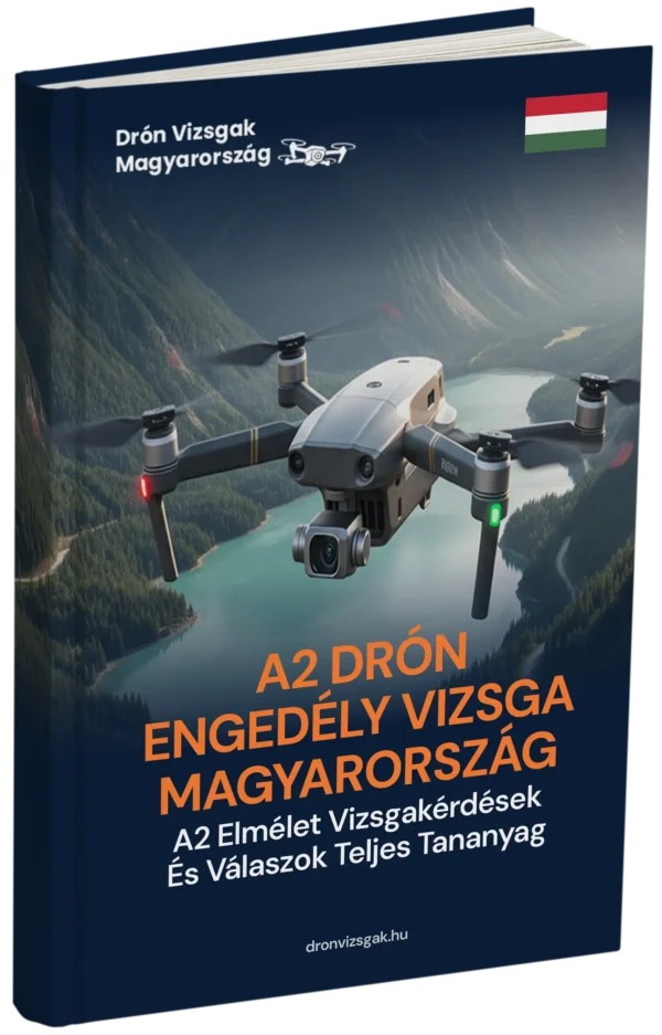 A2 drónvizsga Magyarország – Haladó elmélet, teljes tananyag és 500+ vizsgaszerű kérdés-válasz